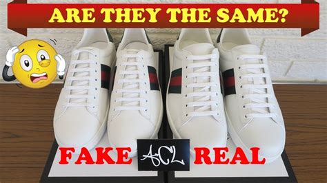 authentic gucci sneakers vs fake|gucci knock off heels.